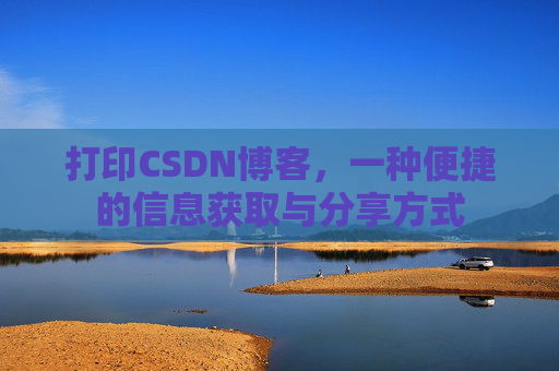 打印CSDN博客，一种便捷的信息获取与分享方式